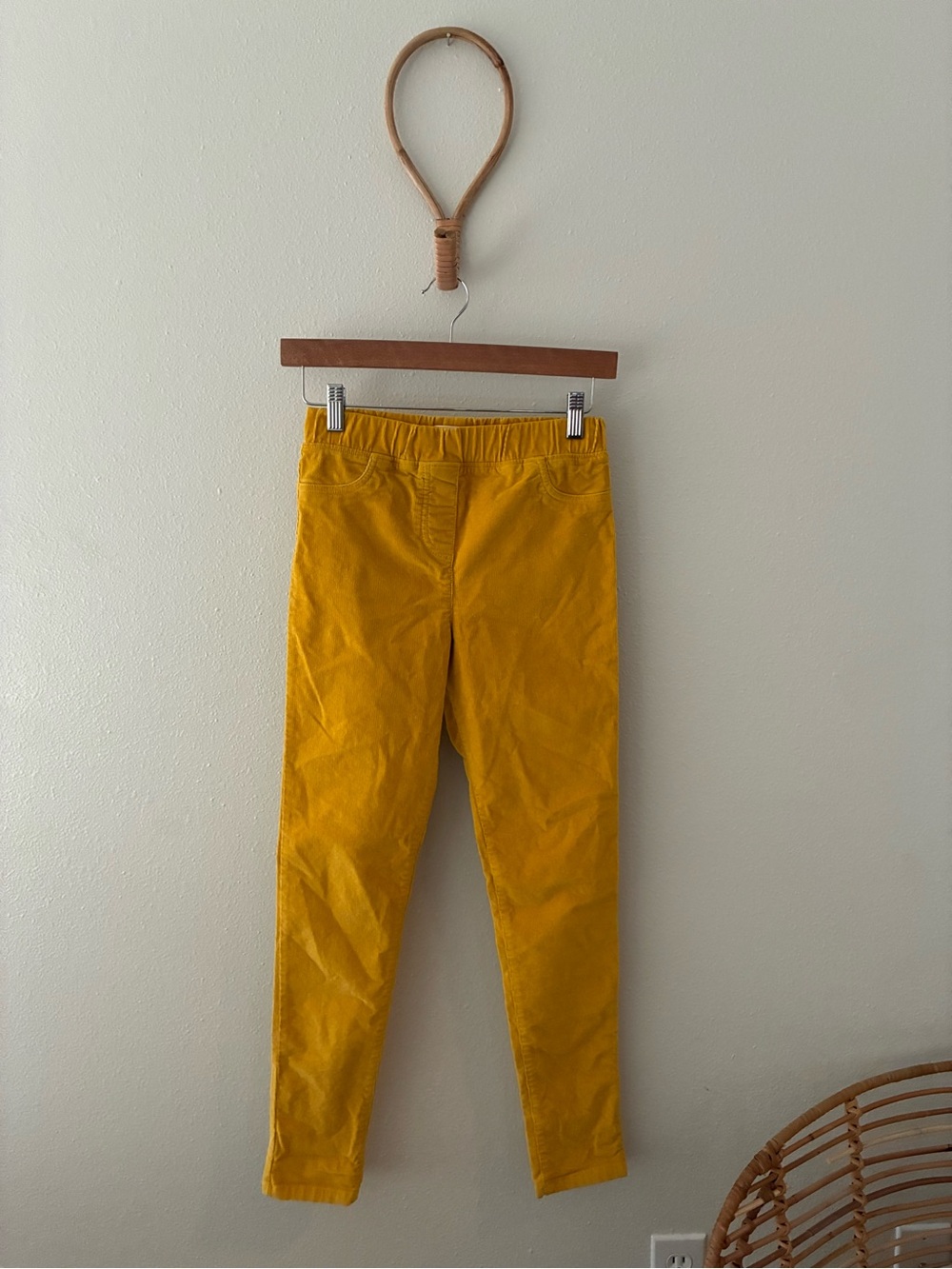 Kids Boden Yellow Corduroy Pants